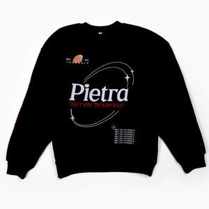 Black Pietra Crewneck